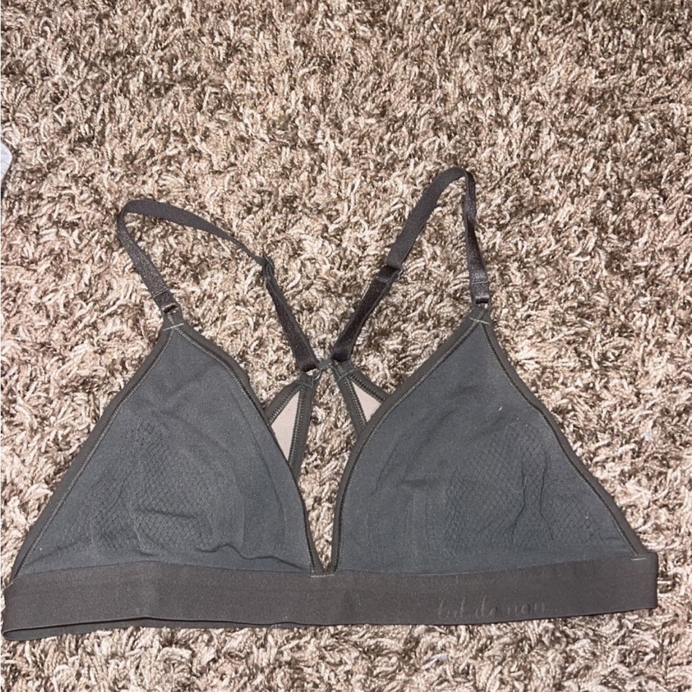 Army green Lululemon Bra